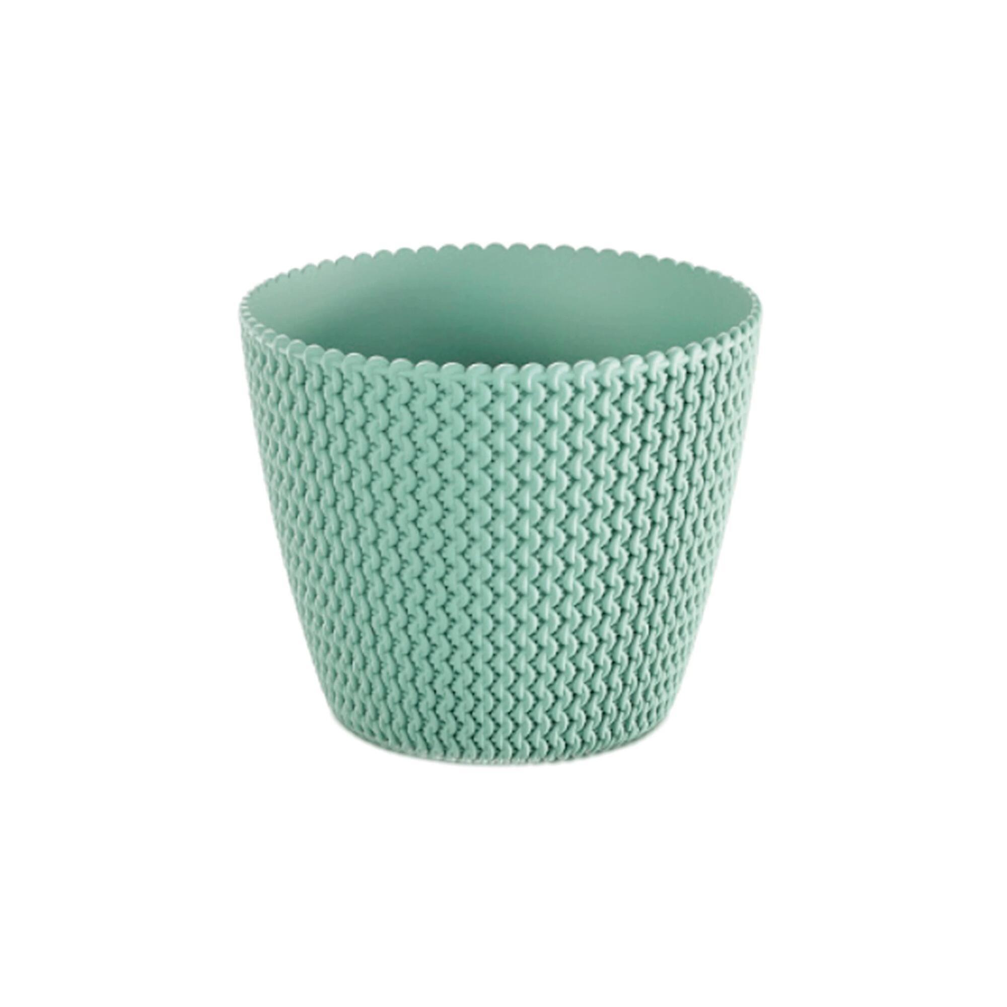 Fioriere Quadrate Alhambra 25 Cm &ndash; Confezione Da 2 Vasi In Plastica, Per Esterno, Nere