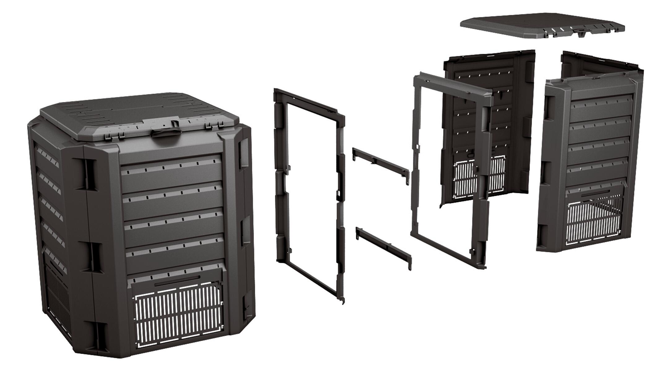 Compostiera da esterno COMPOST380/87 380 l - 4