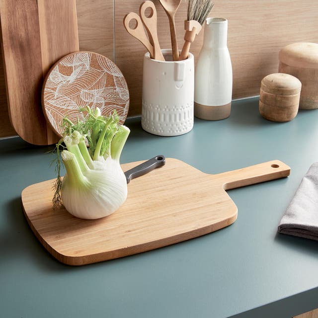 LOANE Tagliere In Porcellana 45x30x1.2 Cm - Per Pasticceria E Cucina, Antigraffio, Anti-odore, Antibatterico, Con Tappetini Antiscivolo