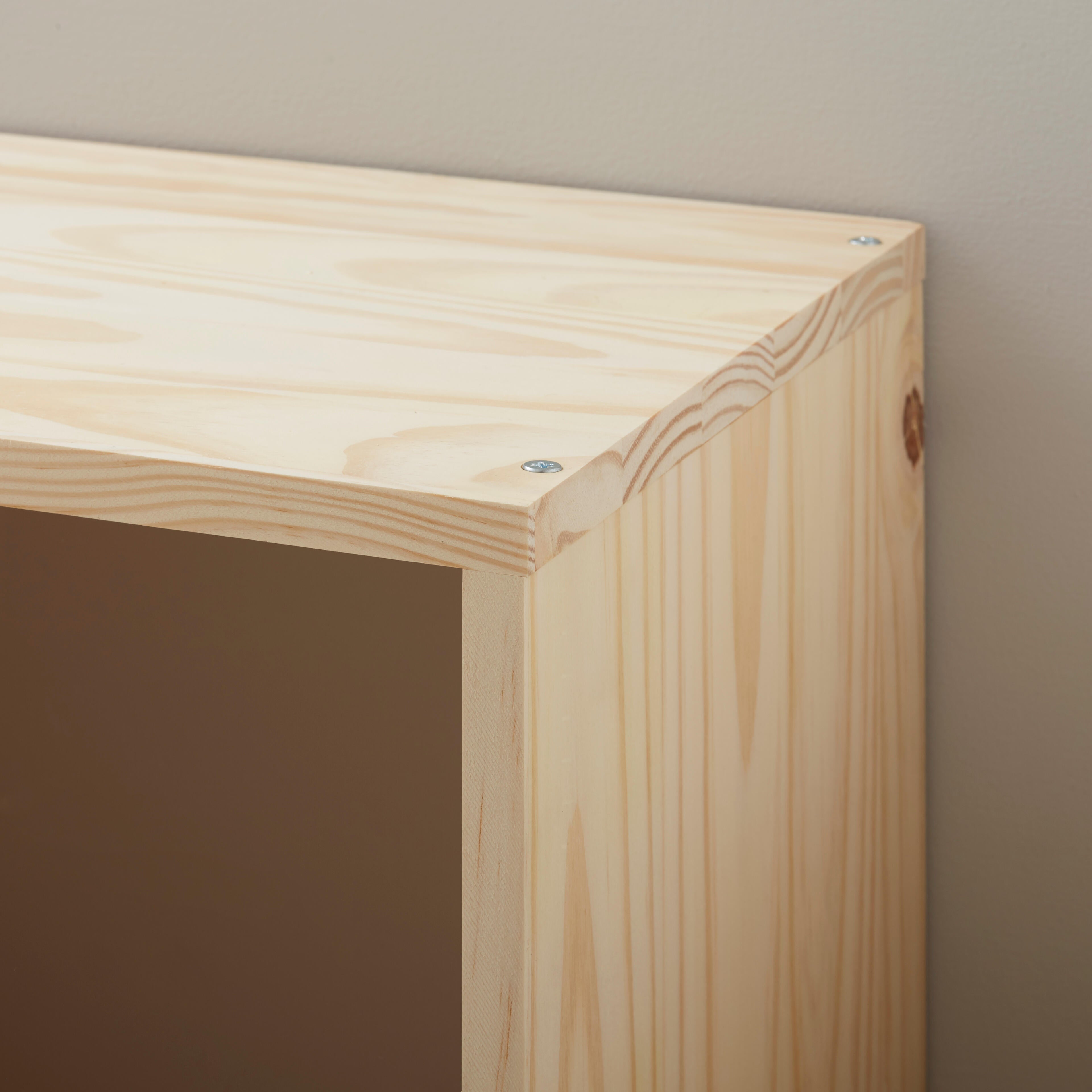 Mensola a muro 1 cubo Kub SPACEO quadrato in legno L 36 x P 31.7 cm beige - 23