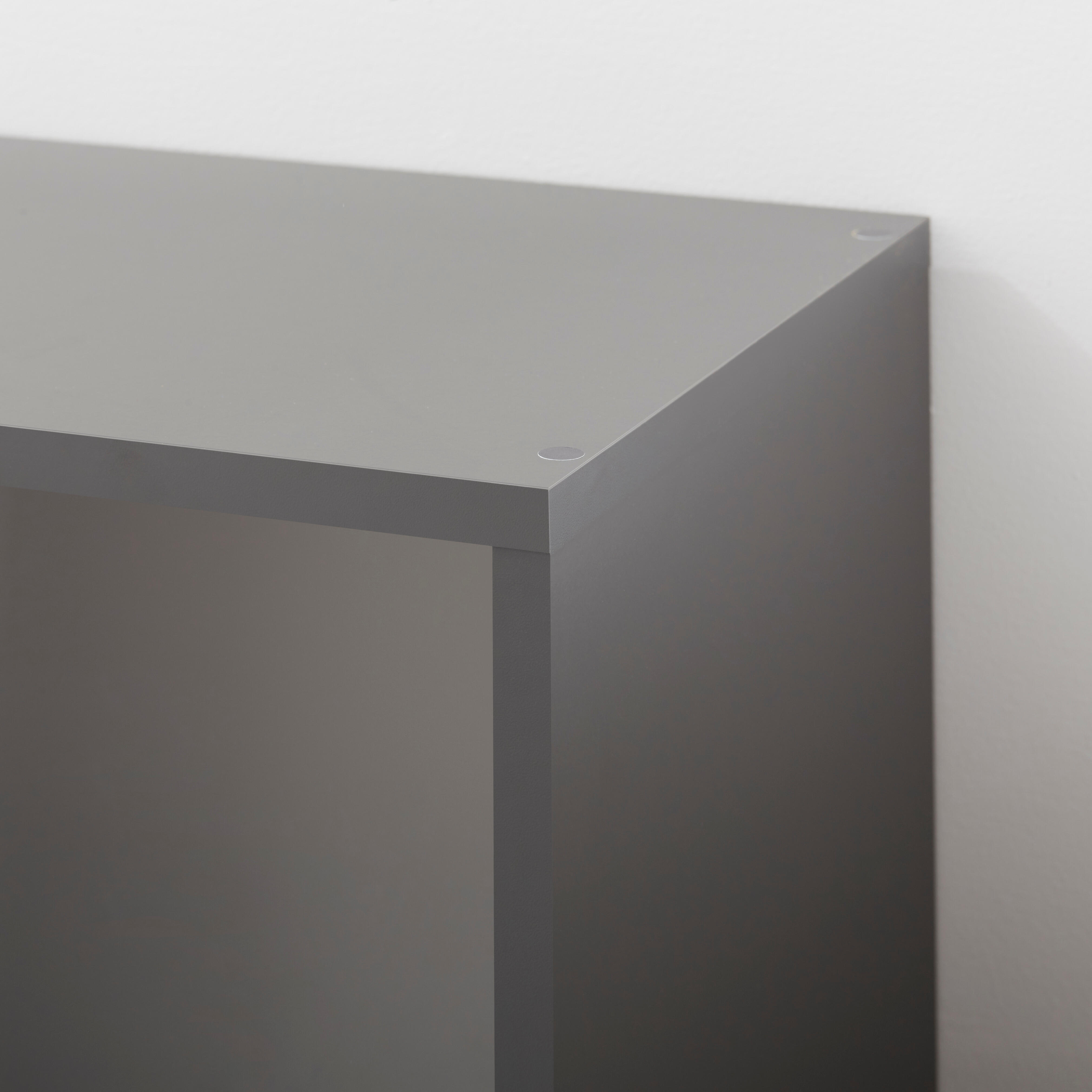 Estante cubo 4x1 preto 139,3x36x31,7 cm Spaceo Kub - 5