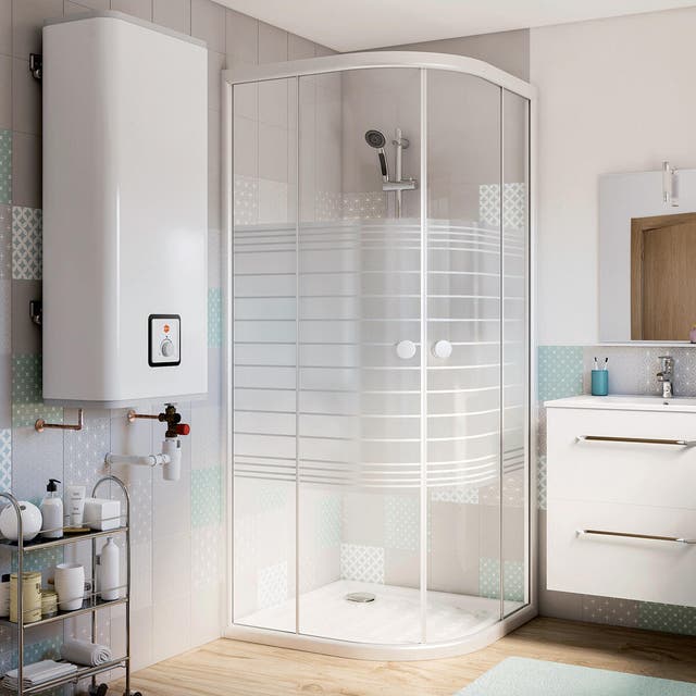 Caldaie Elettriche Prezzi Scaldabagno Elettrico 80 Litri 2000W - Sistema Doccia Con Display LCD Boiler 80lt