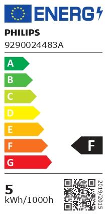 Bombilla LED GU10 inteligente compatible con WIZ 345 lúmenes 4.7W color de la luz blanco frío 6500K CRI mayor que 90 alta reproducción cromática clase energética F - 4