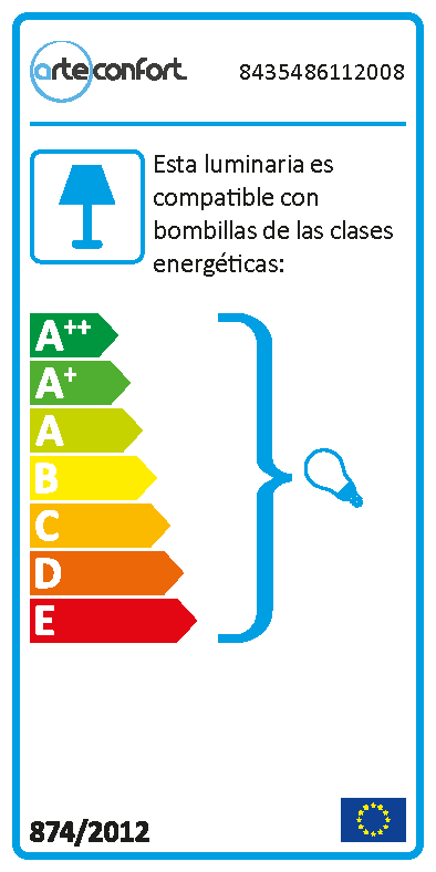 Aplique Pike E27 blanco 14 cm - 6