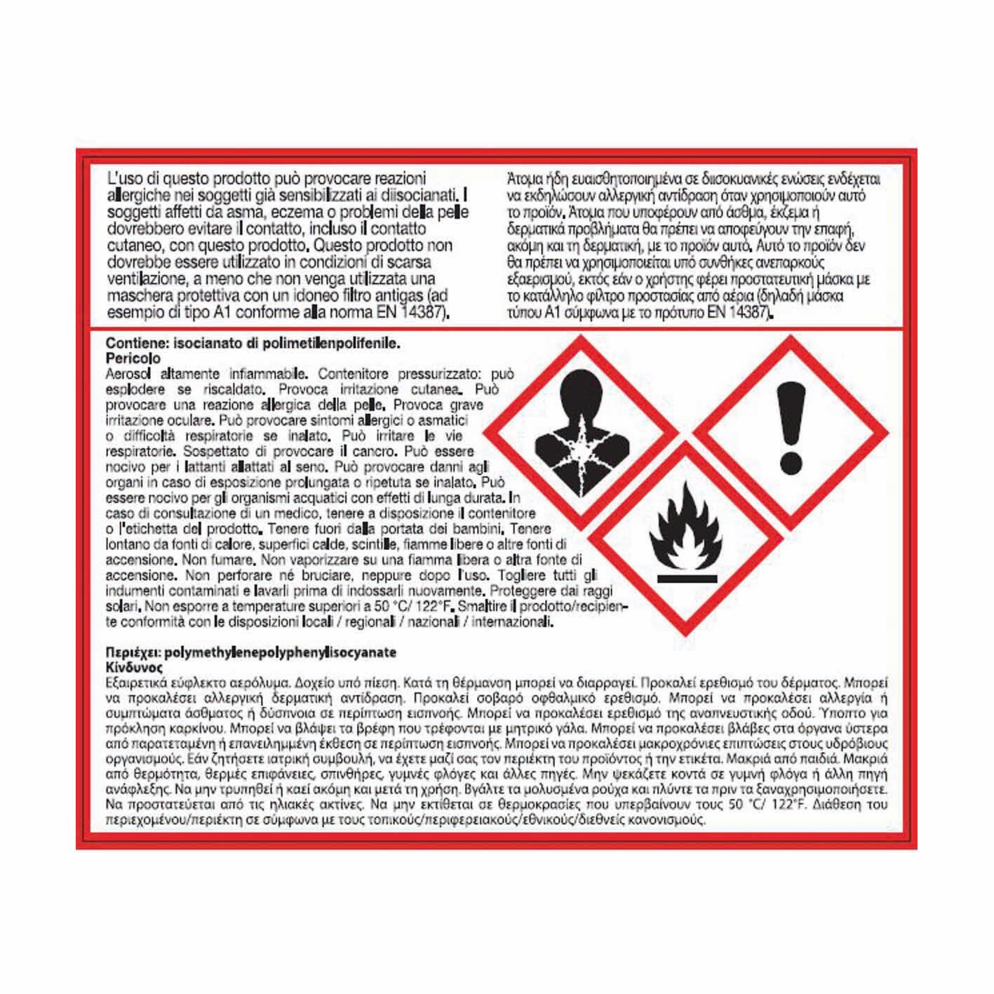Schiuma espansa poliuretanica AXTON Bipack per isolare 750 ml - 5