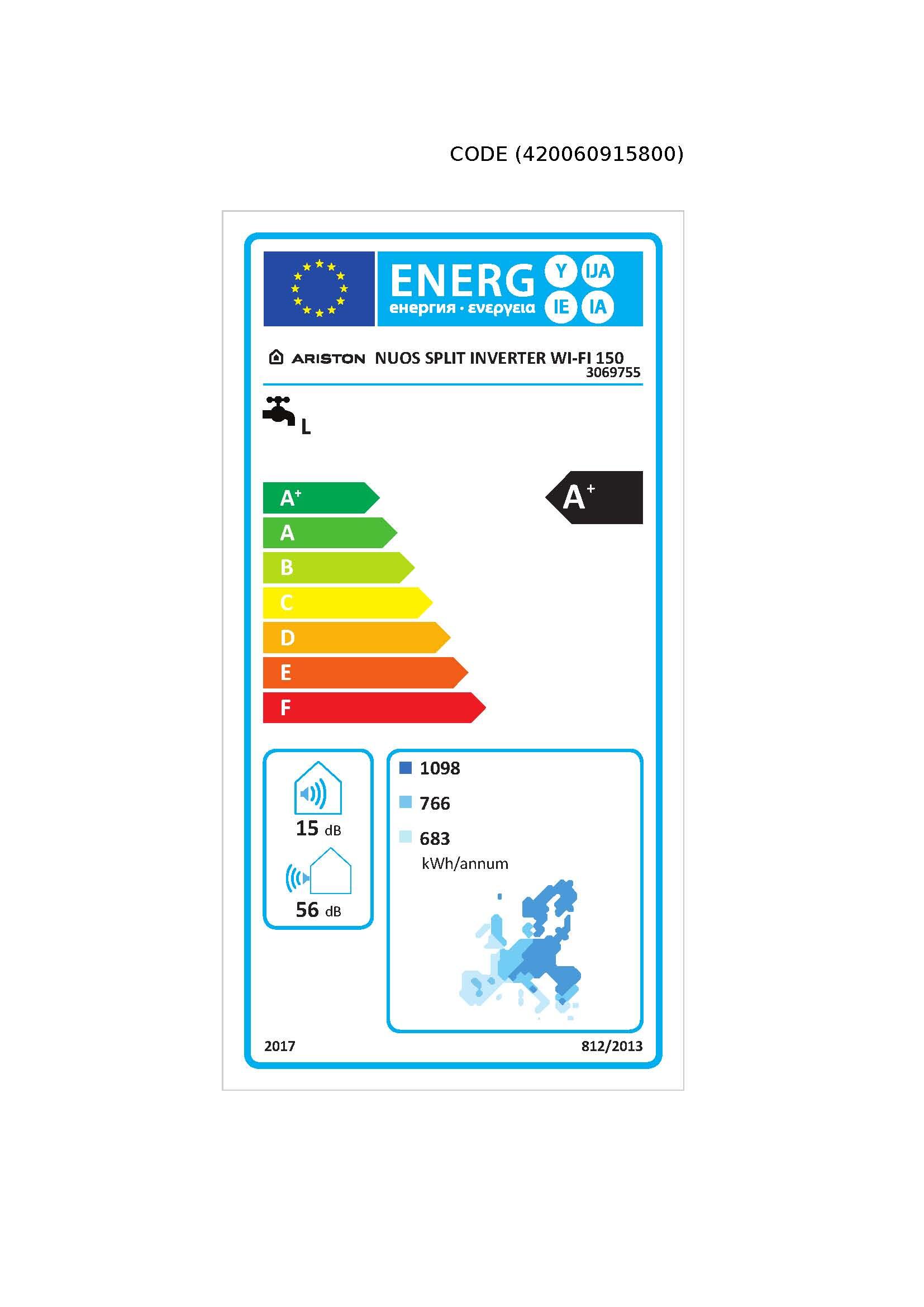 Scaldacqua termodinamico ARISTON Nuos Split Inverter WiFi 150 L - 2