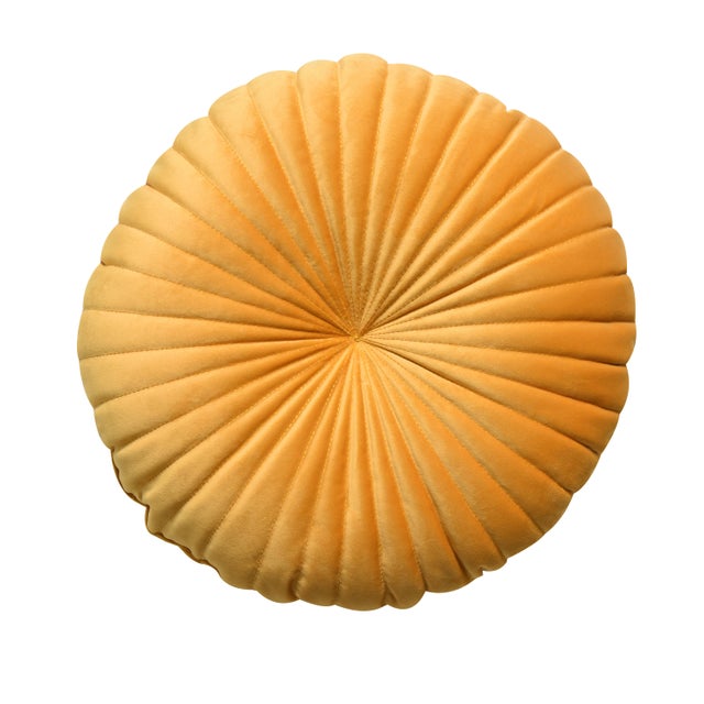 Cuscino INSPIRE Tony giallo Ø 40 cm