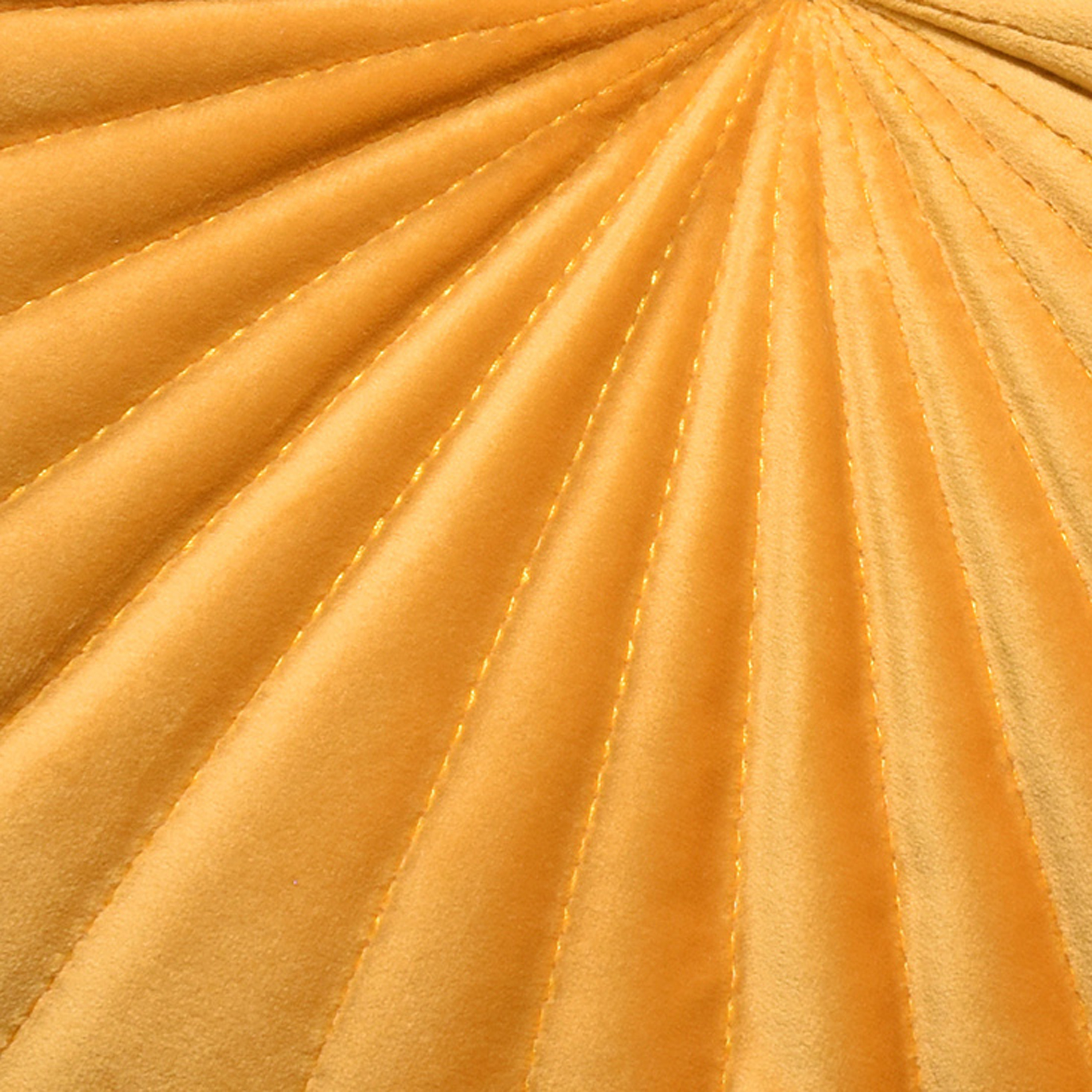 Poduszka okrągła welurowa Tony Solemio żółta śr. 40 cm Inspire - 18