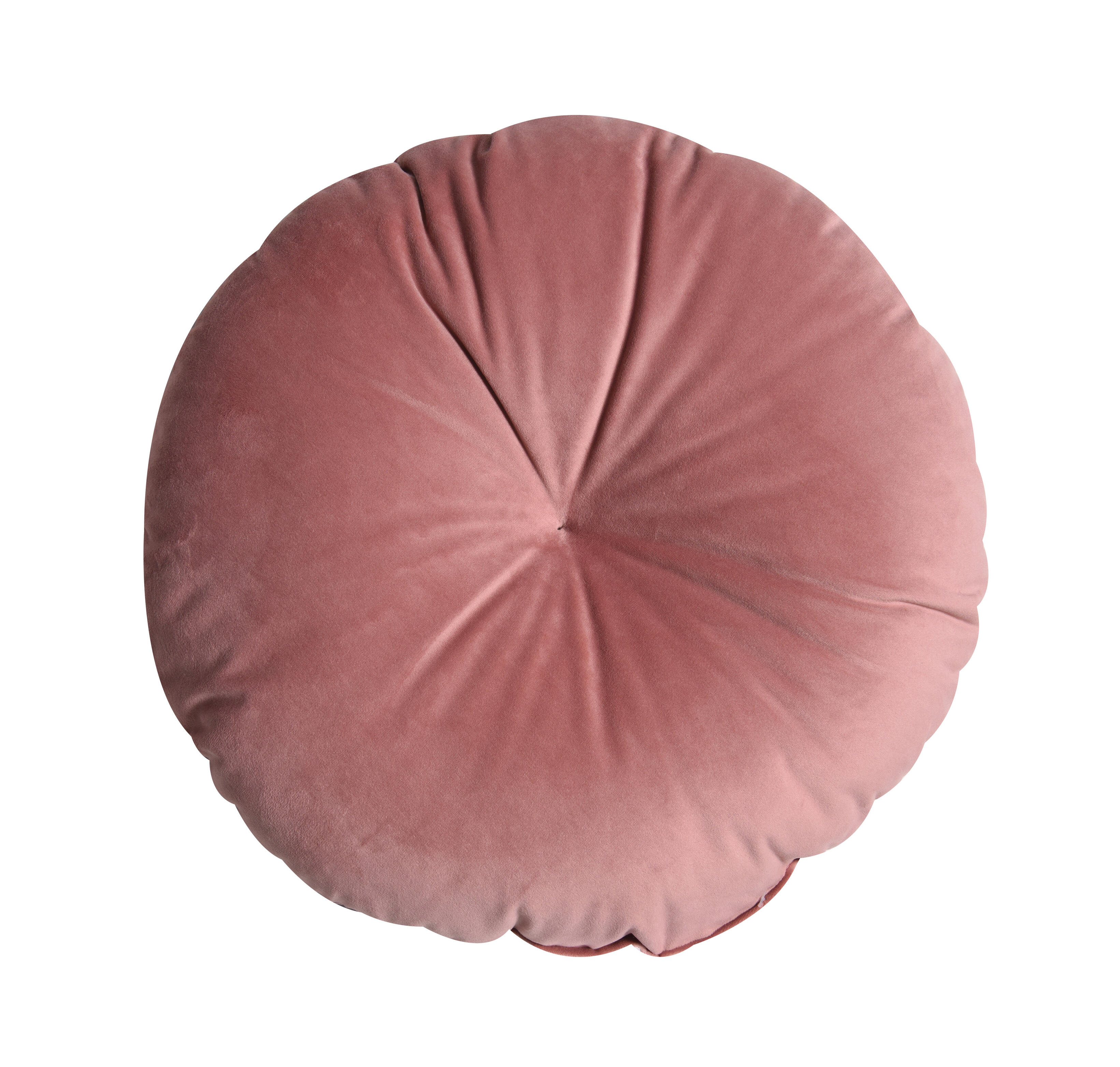 Poduszka okrągła welurowa Tony Bistro różowa śr. 40 cm Inspire - 24