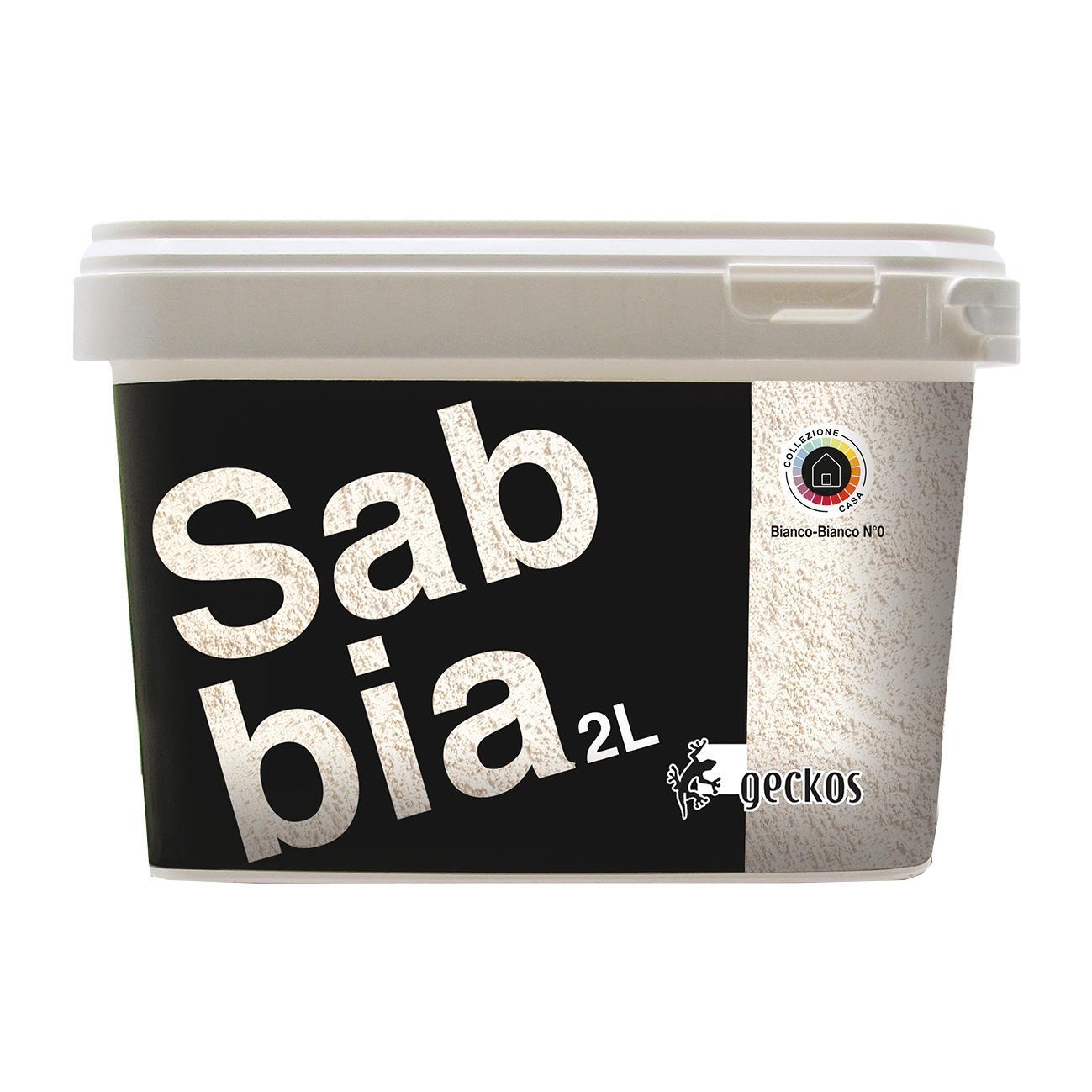 Pittura decorativa Sabbia GECKOS sabbiato bianco bianco 2 l - 10