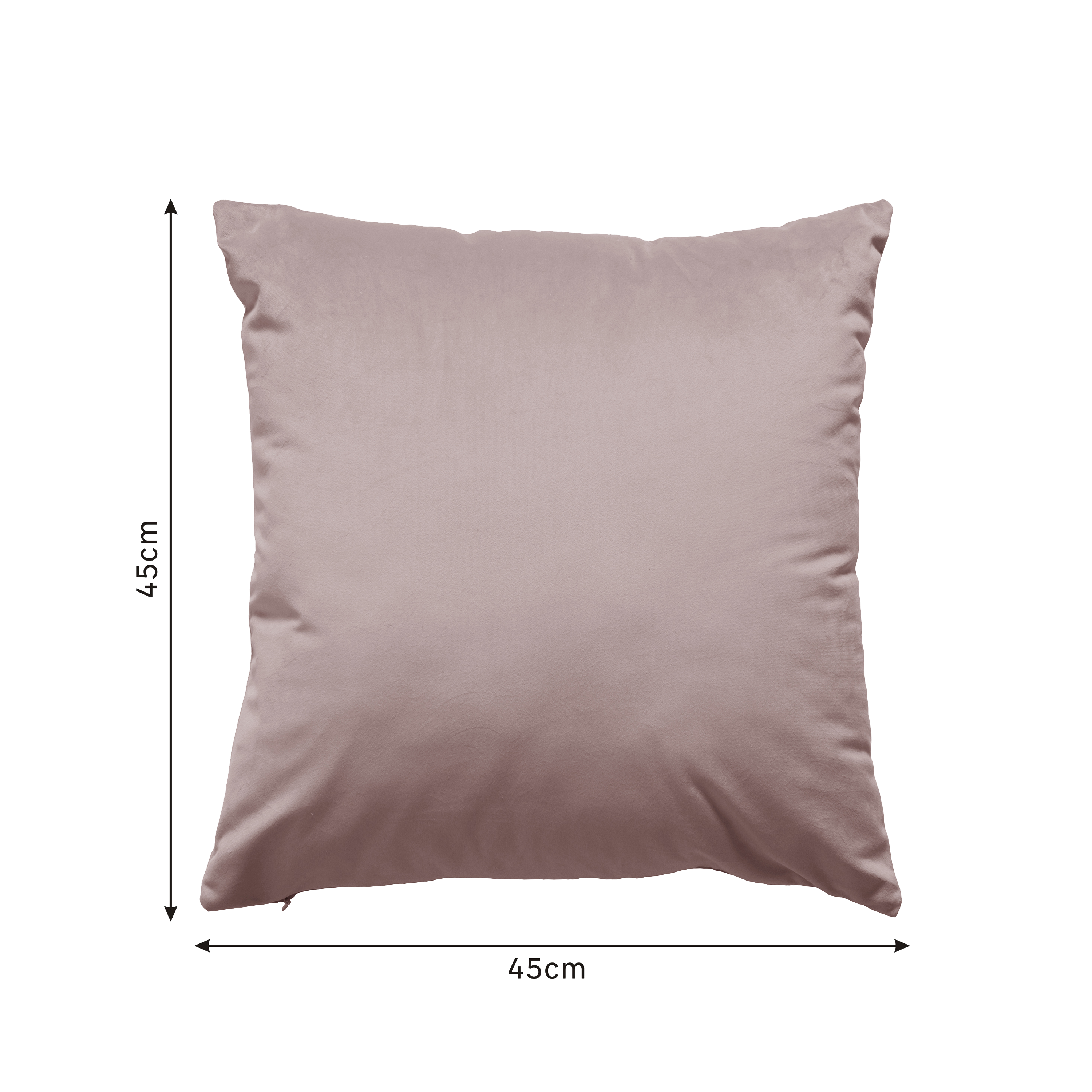 Poduszka welurowa Tony Fossil beżowa 45 x 45 cm Inspire - 23