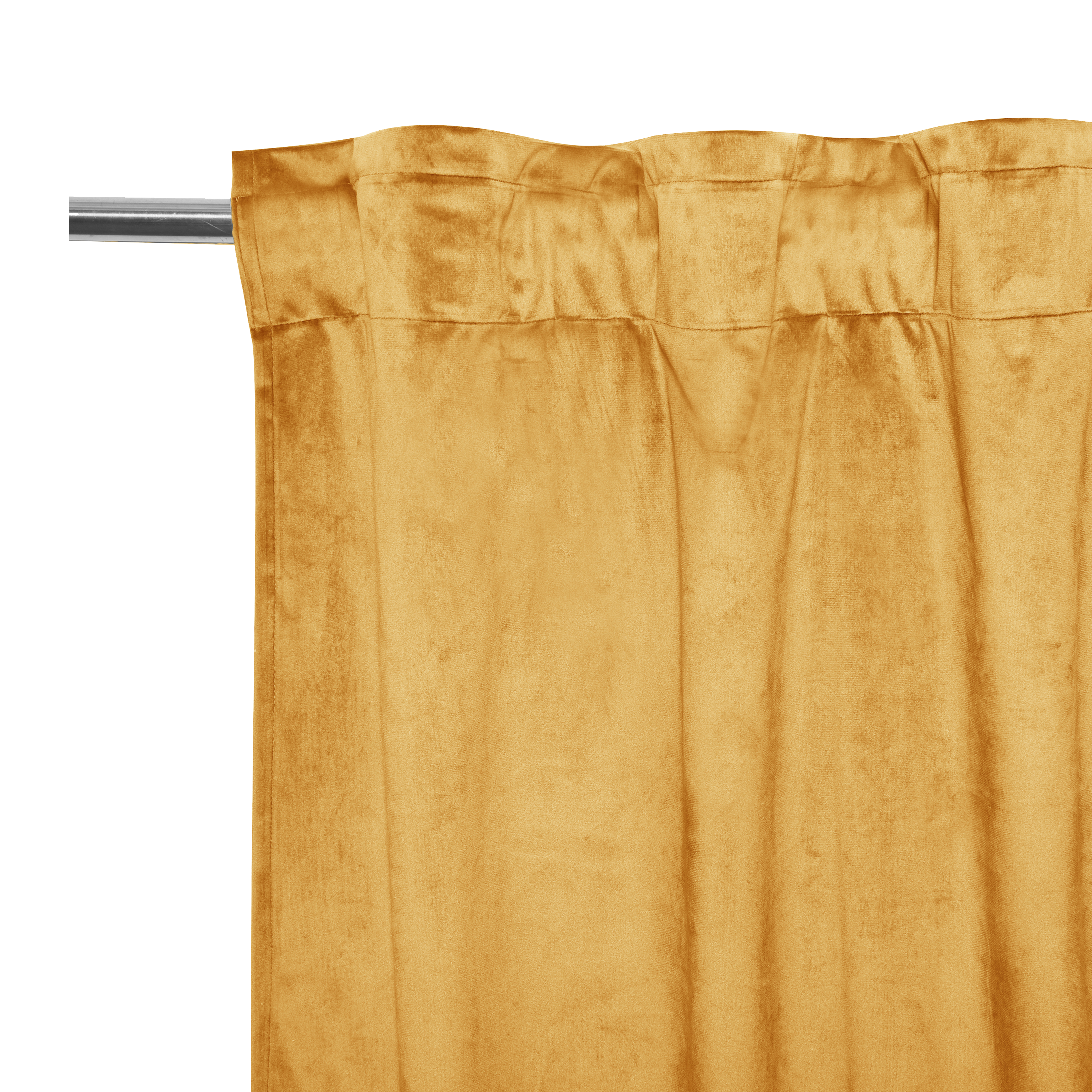 Zasłona welurowa Tony Solemio żółta 200 x 280 cm na taśmie Inspire - 9