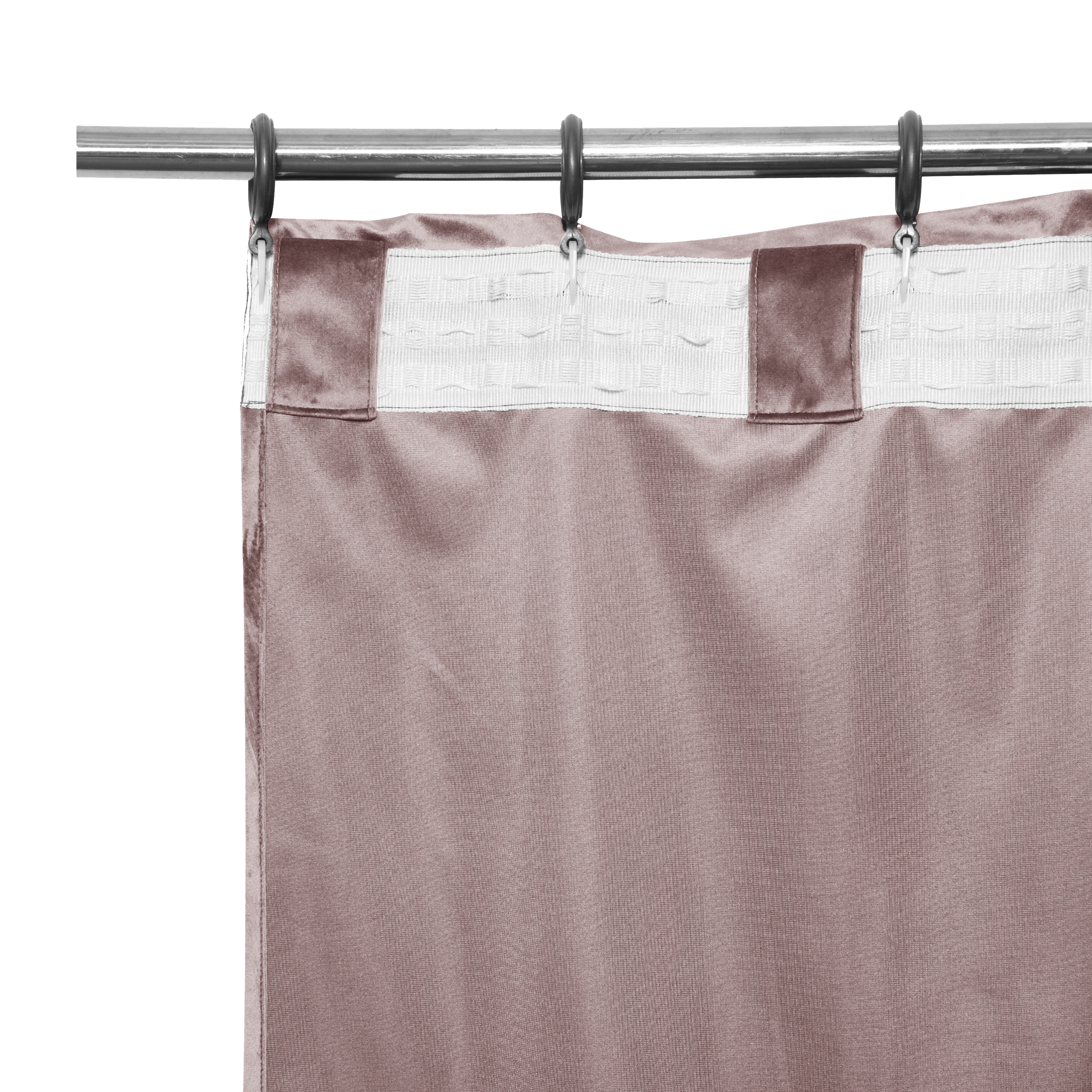 Zasłona welurowa Tony różowa 200 x 280 cm na taśmie Inspire - 9