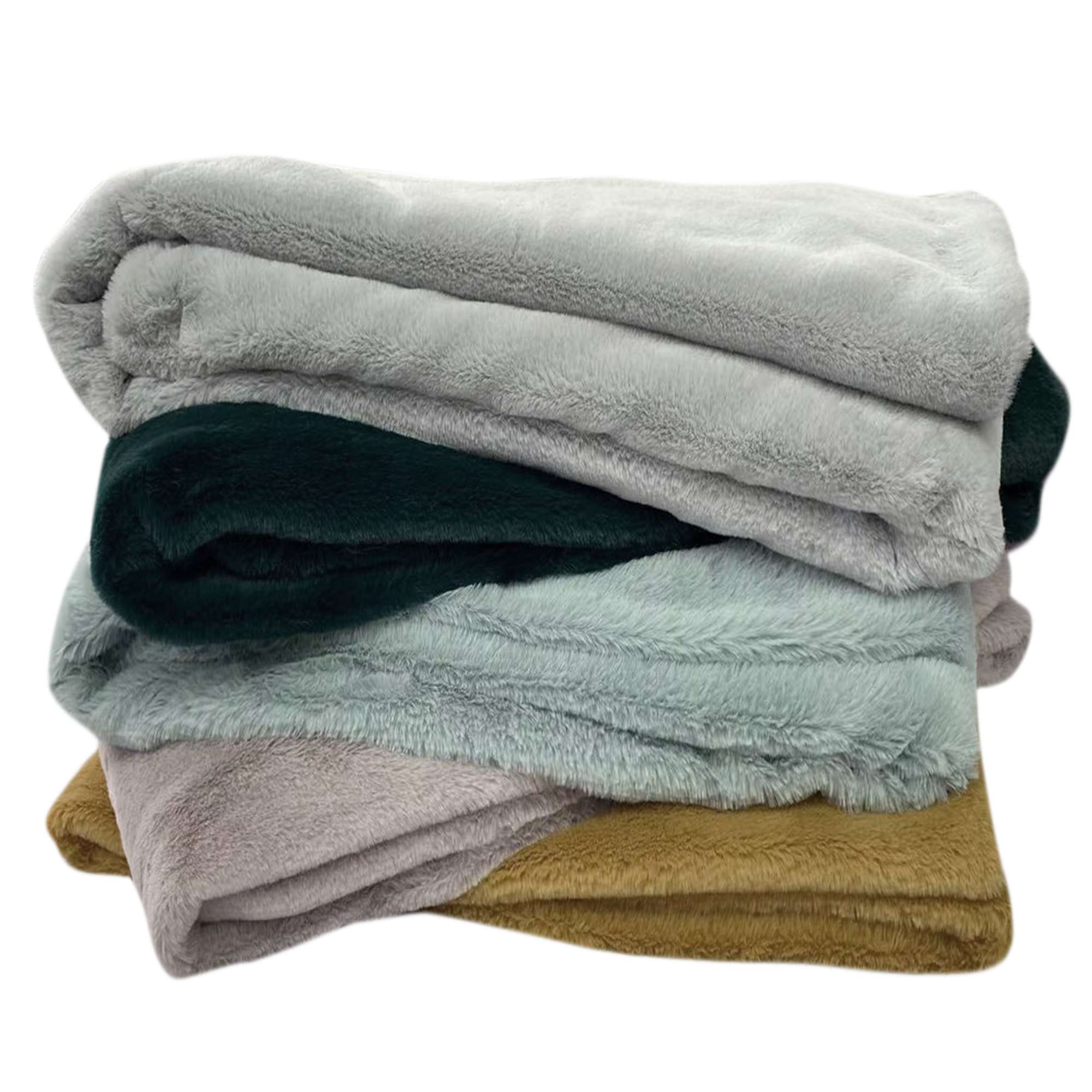 Plaid Enalie, jaune l.130 x L.180 cm INSPIRE - 6