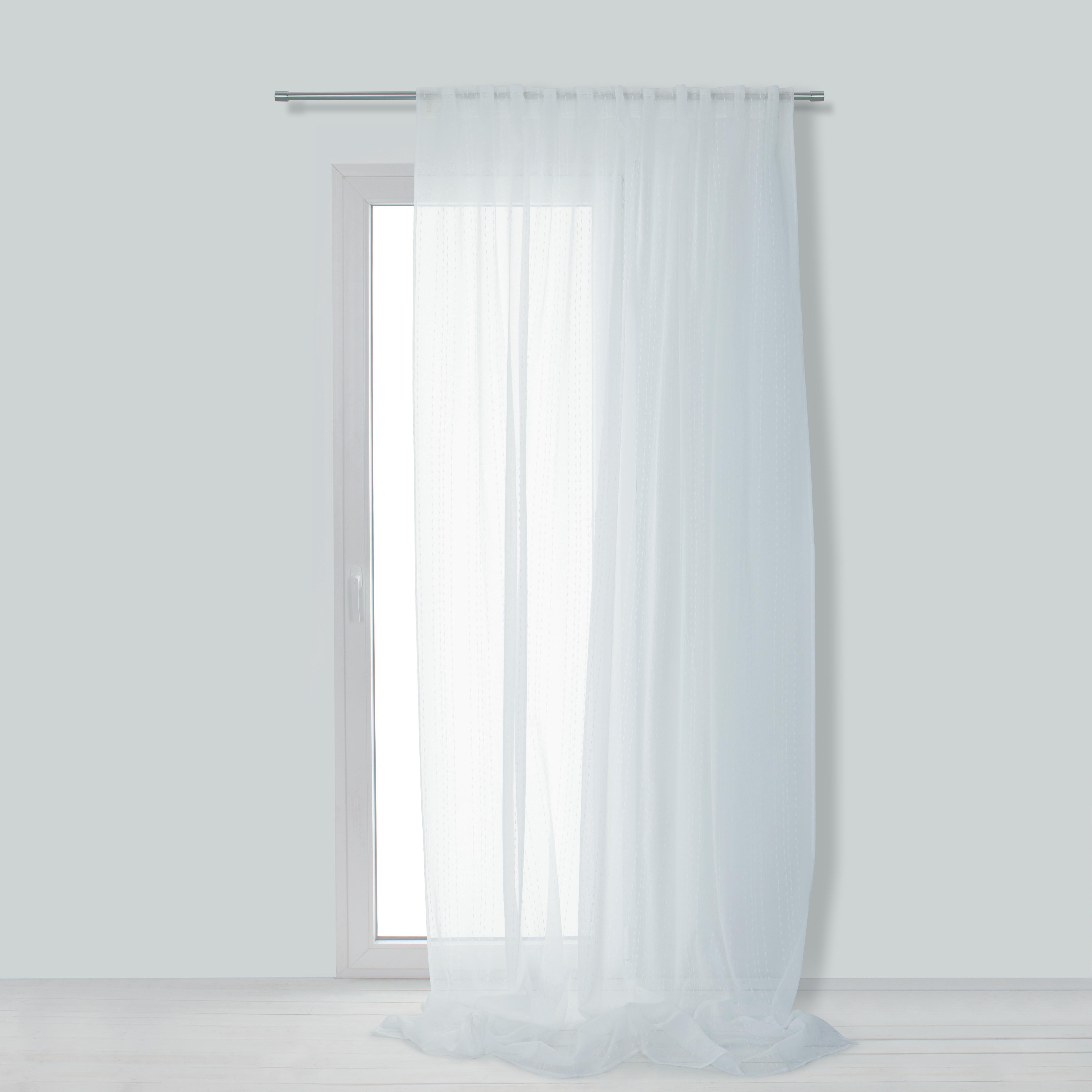 Tenda INSPIRE Livia bianco, fettuccia e passanti nascosti 200x280 cm - 3