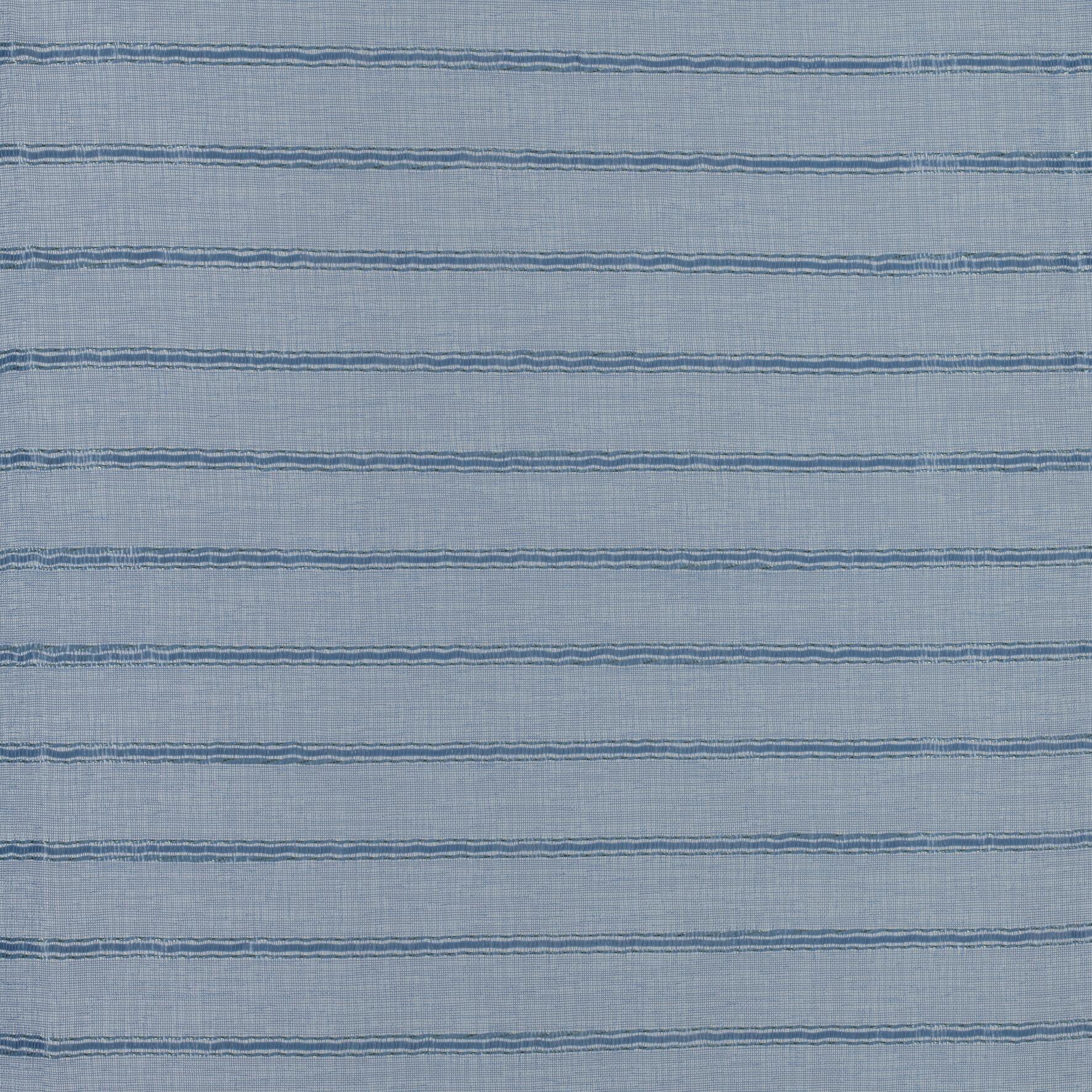 Tenda Righe azzurro, occhiello 140x280 cm - 4