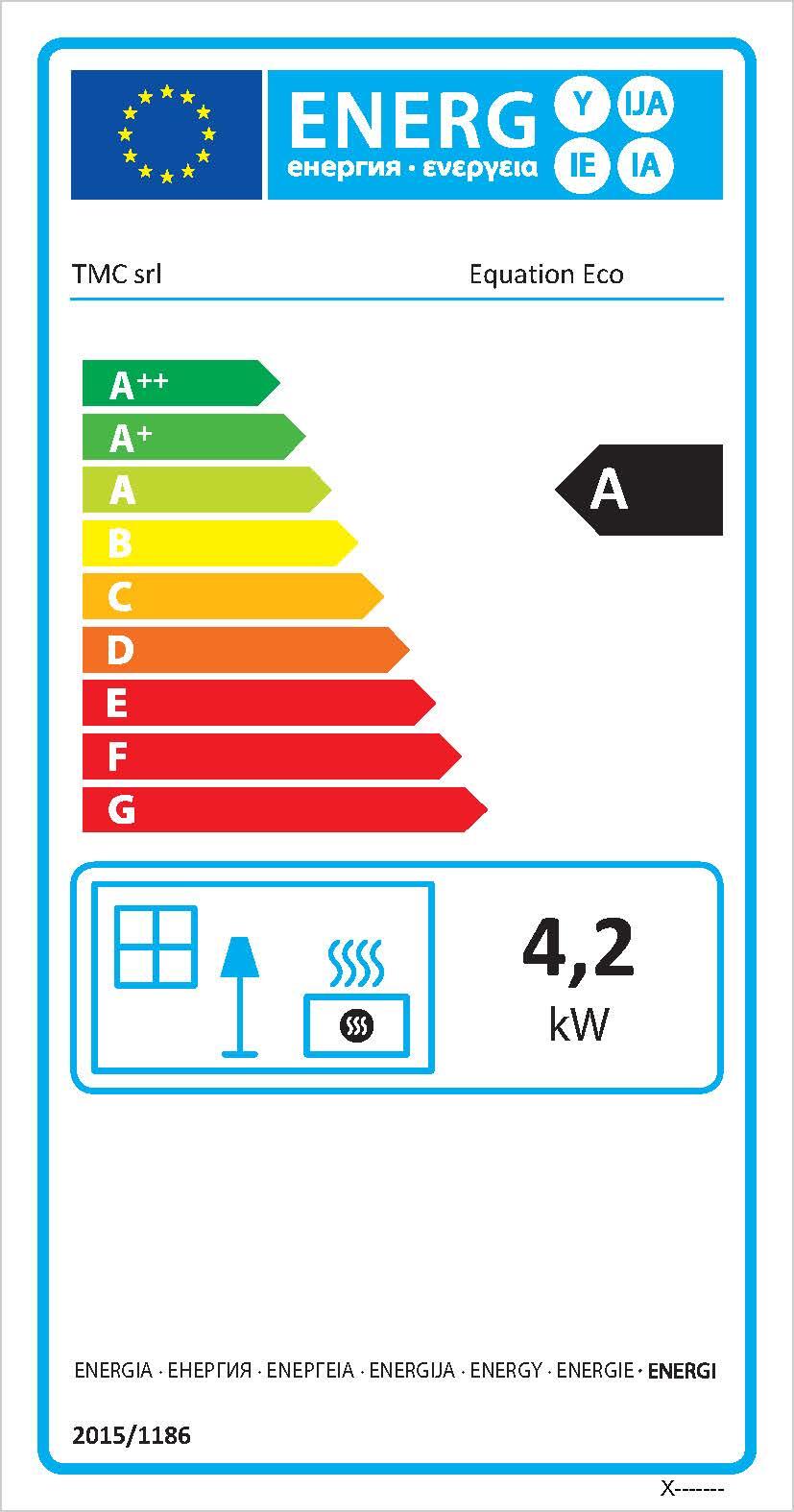 Aquecedor a gás EQUATION CHAMA AZUL ECO - 11