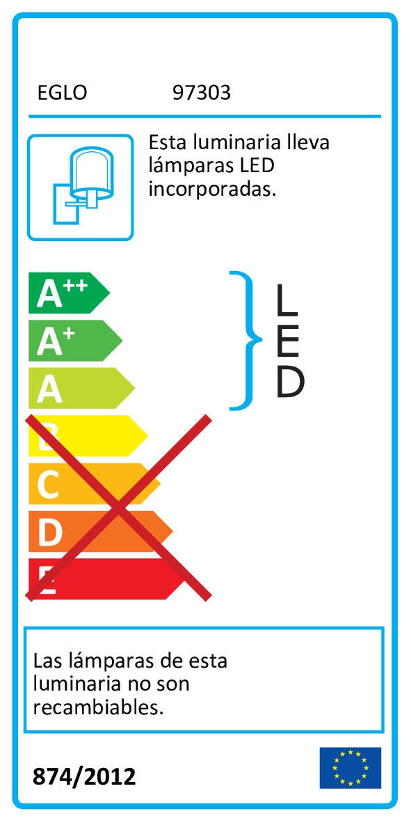 Candeeiro de parede exterior led Melzo preto - 4