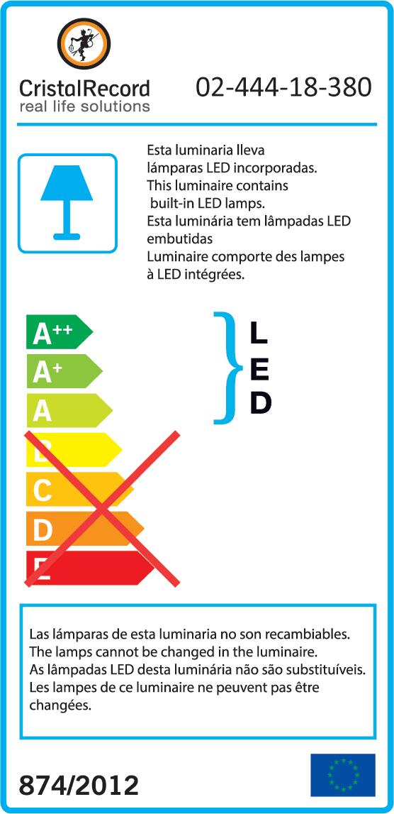 Plafón Gelys 18W antracita 22,5 cm - 4