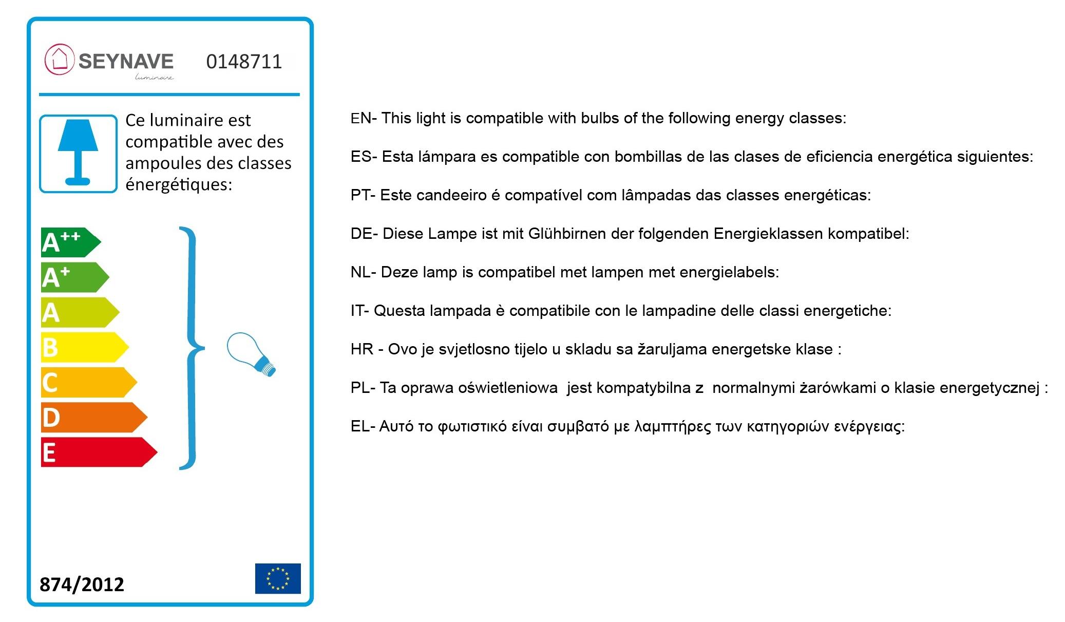 Candeeiro de teto suspenso ADONIS BRANCO - 4