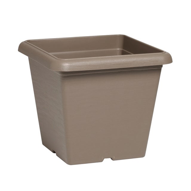 MIVIDE 10 Sottovasi Quadrati In Plastica 30x30x4.5 Cm – Sottobicchieri Protettivi Per Piante Da Interno Ed Esterno, Colore Nero - 4
