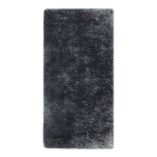 Tappeto Shaggy coccole in polipropilene, L 170 x L 120 cm, argento