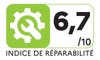 Indice de réparabilité : 6.7 sur 10
