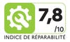 Indice de réparabilité : 7.8 sur 10