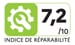 Indice de réparabilité : 7.2 sur 10