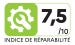Indice de réparabilité : 7.5 sur 10