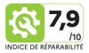 Indice de réparabilité : 7.9 sur 10