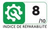 Indice de réparabilité : 8 sur 10