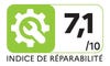 Indice de réparabilité : 7.1 sur 10