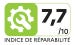 Indice de réparabilité : 7.7 sur 10