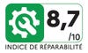 Indice de réparabilité : 8.7 sur 10
