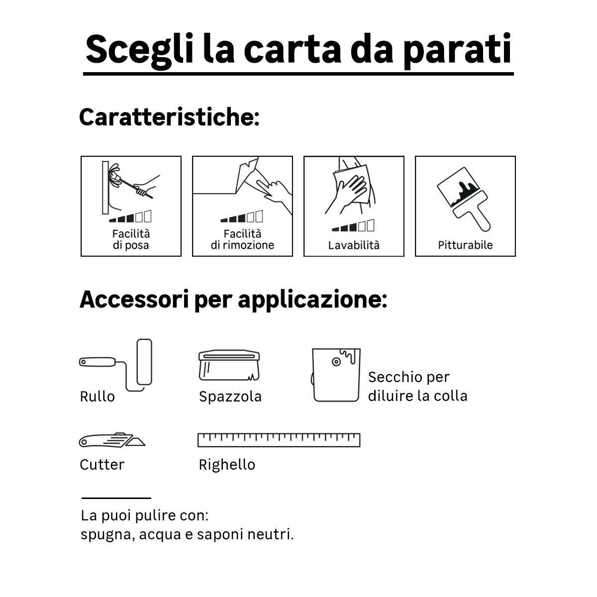 Carta da parati Foglie Banano verde e oro, 53 cm x 10.05 m - 5