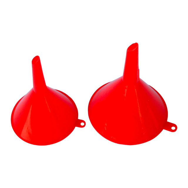 Lot de 2 entonnoirs en plastique