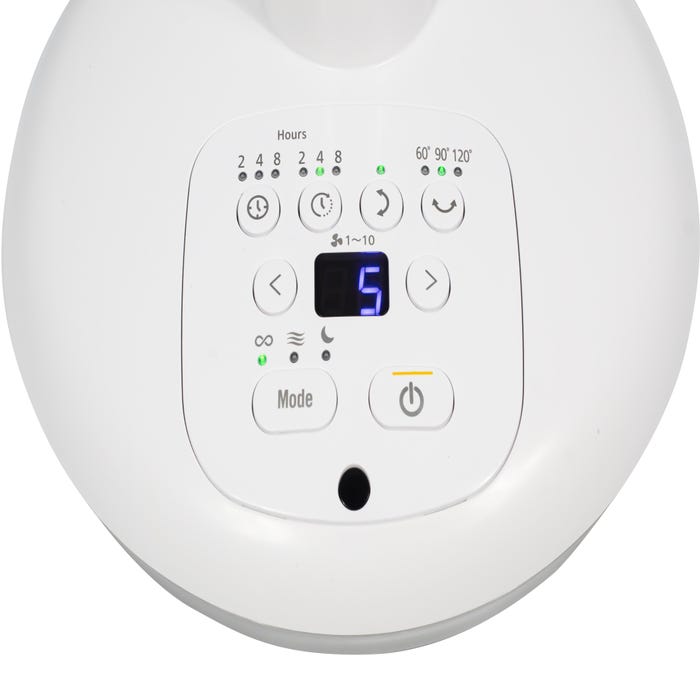 Ventilateur sur pied affichage digital