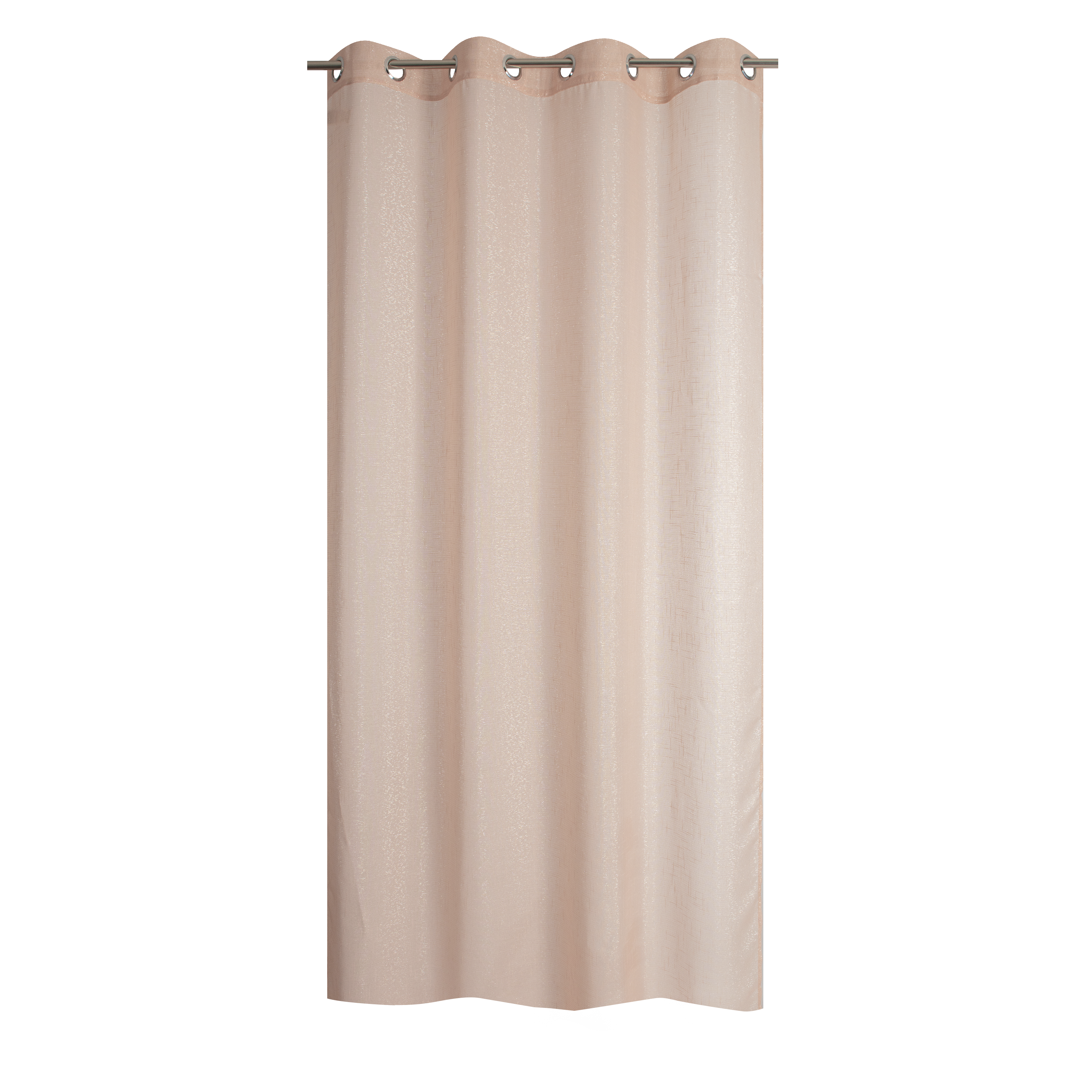 Voilage semi-transparent, Harlana, rose poudré H.260 x l.135 cm INSPIRE - 6
