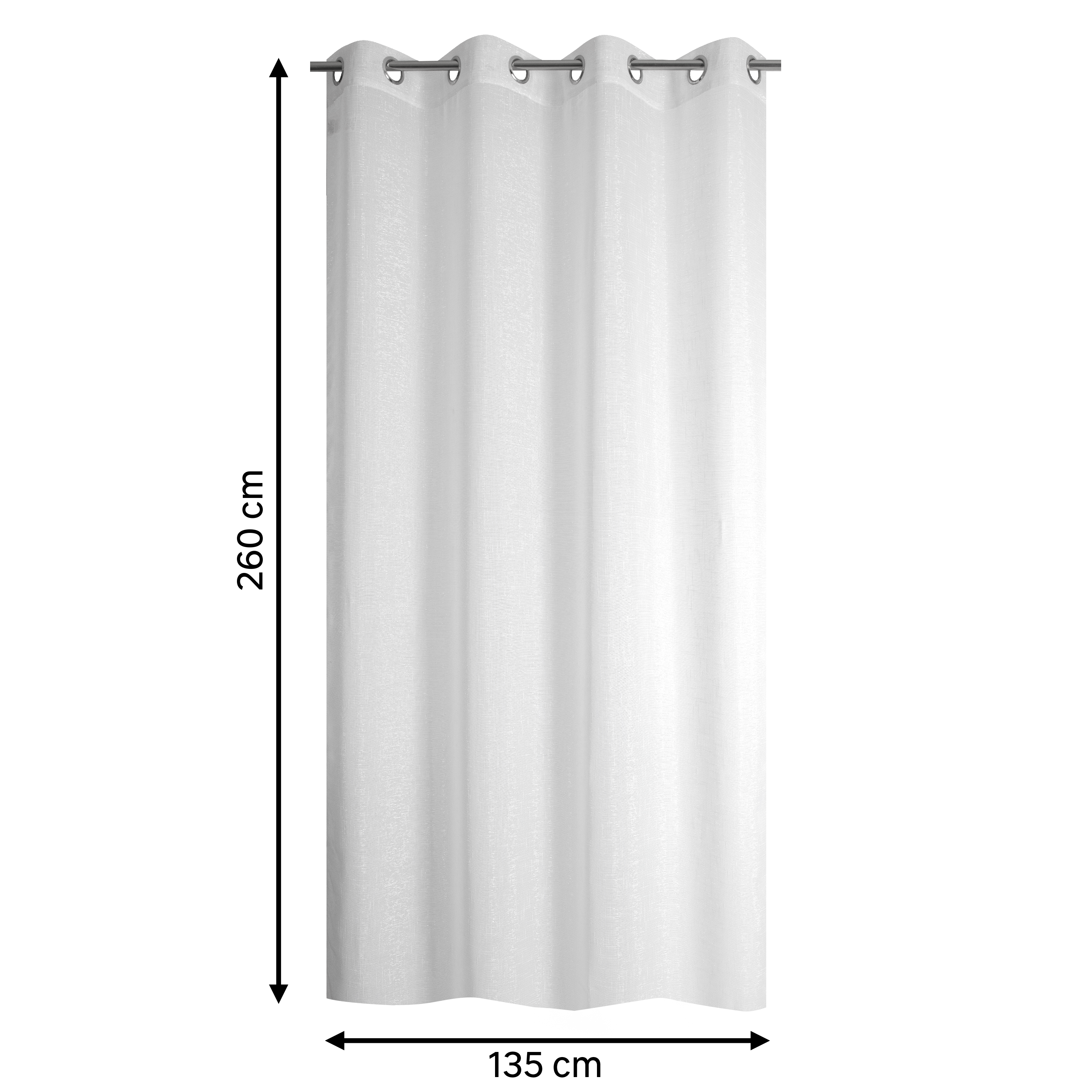 Voilage semi-transparent produit sans caractéristiques spécifiques, Harlana, bla - 3