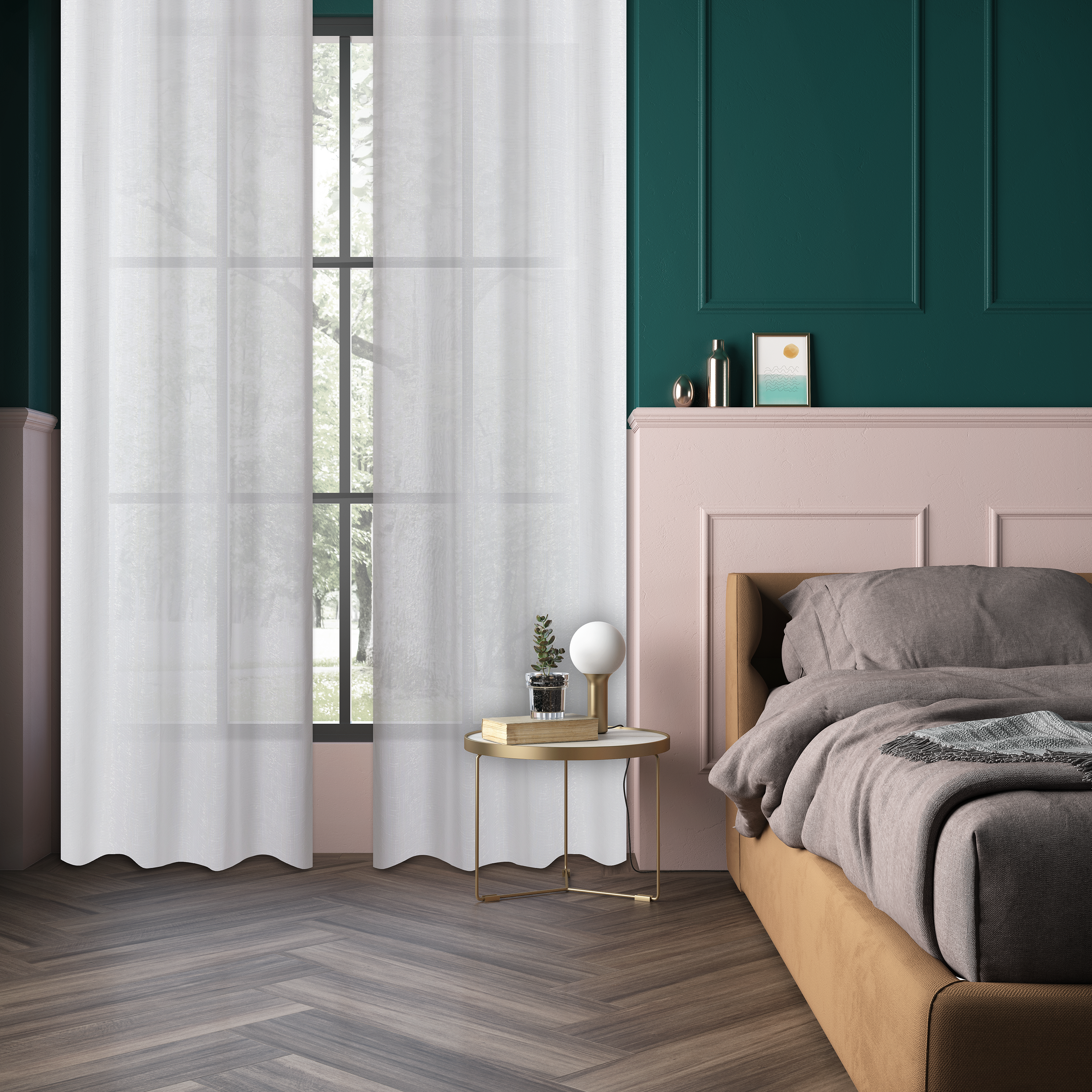 Voilage semi-transparent produit sans caractéristiques spécifiques, Harlana, bla - 4