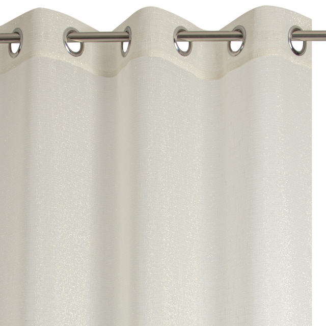 Voilage semi-transparent, Harlana, beige H.260 x l.135 cm INSPIRE