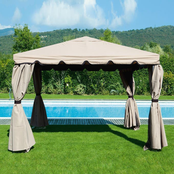 Gazebo stagionali in metallo