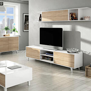 Conjuntos de mueble de salón (Mueble TV + muebles auxiliares)