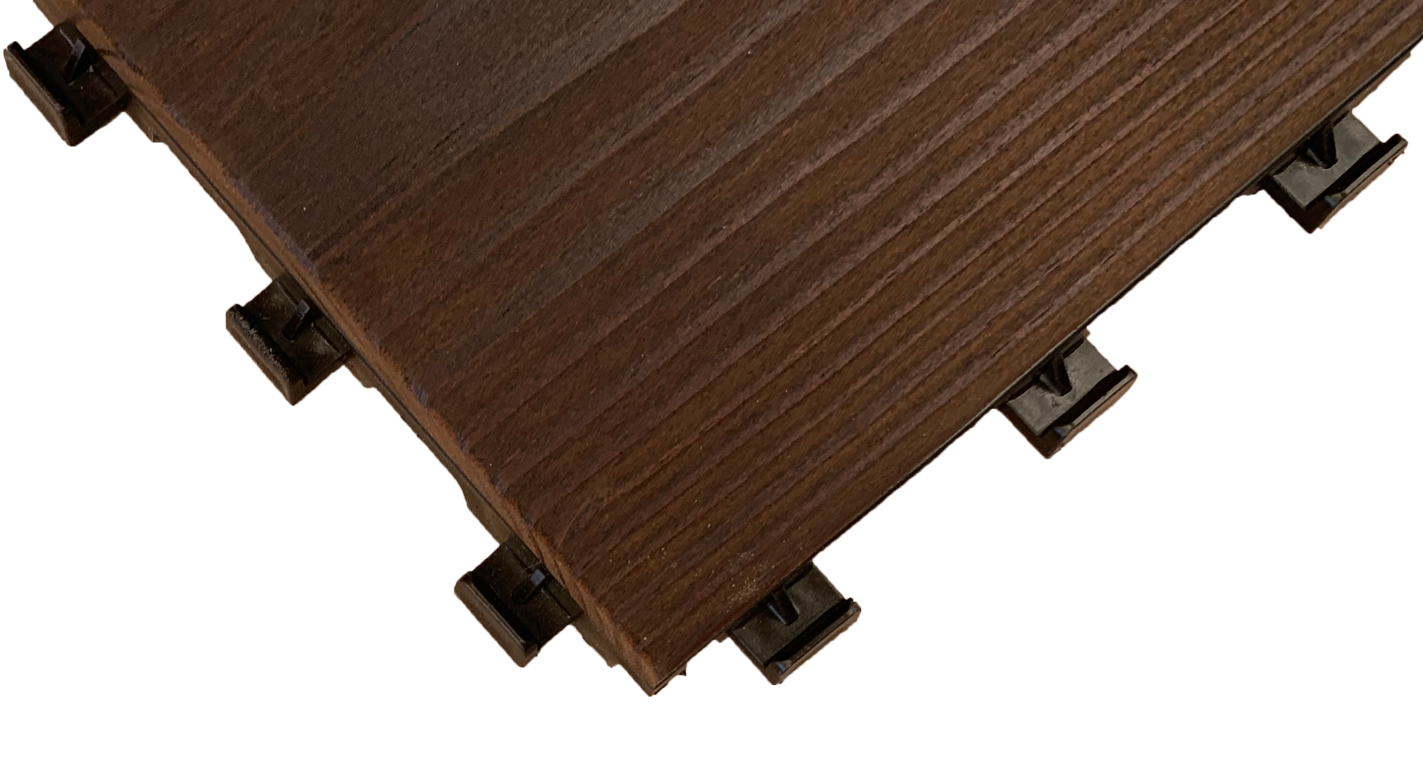 Listone a incastro in legno Smartplank ONEK marrone L 120 x L 15 cm x Sp. 25 mm - 3