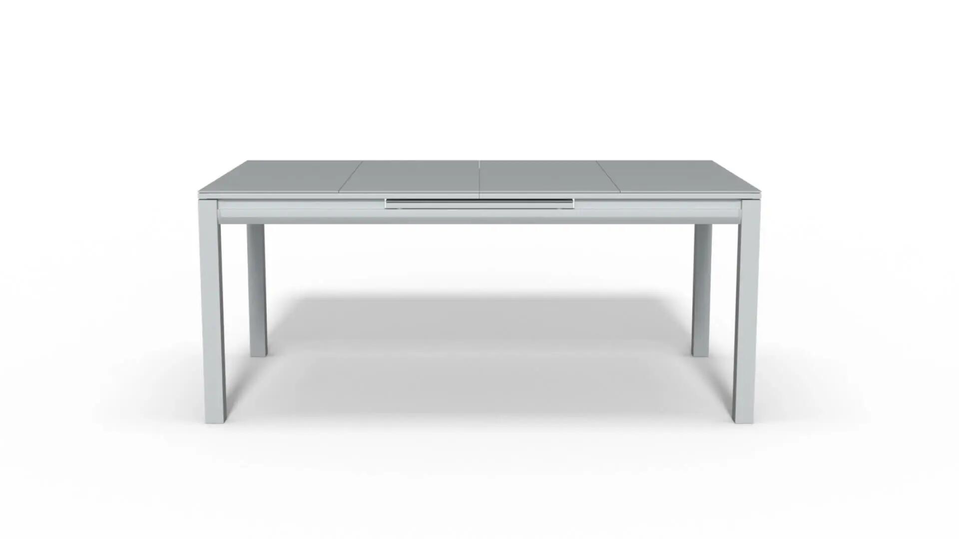 Mesa de alumínio NATERIAL ODYSSEA 180/240X100X75CM ANTRACITE - 4