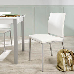 Conjunto Mesa Tower Redonda 80 Cm Blanca Y Pack 4 Sillas Synk Basic -  Blanco con Ofertas en Carrefour