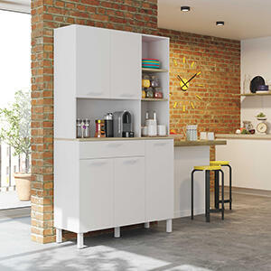 Mueble De Cocina Para Despensa Amplio Grande Estantes Ajustables