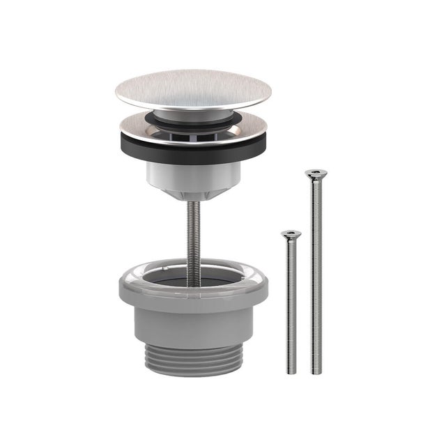 Piletta per lavabo click-clack HUBER attacco  1 1/4