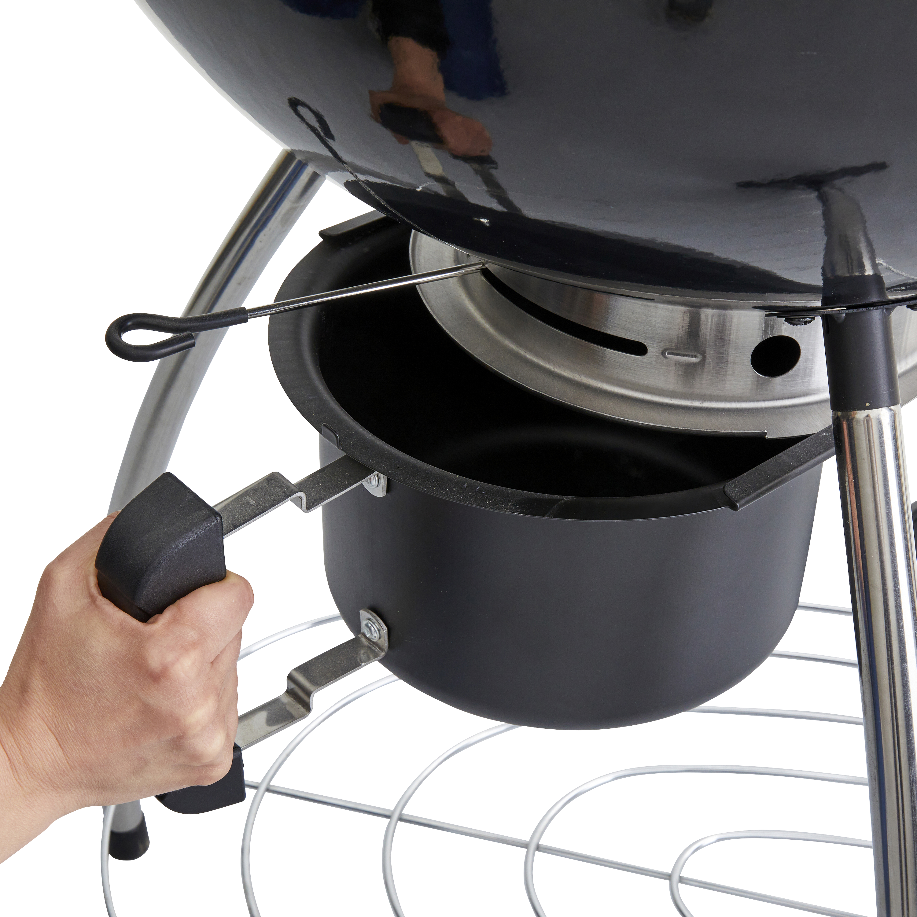 Barbecue charbon de bois NATERIAL ø 55 Phoenix Beta 2 noir - 5